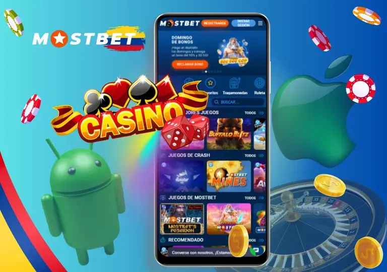 Casino dentro de la aplicación de Mostbet