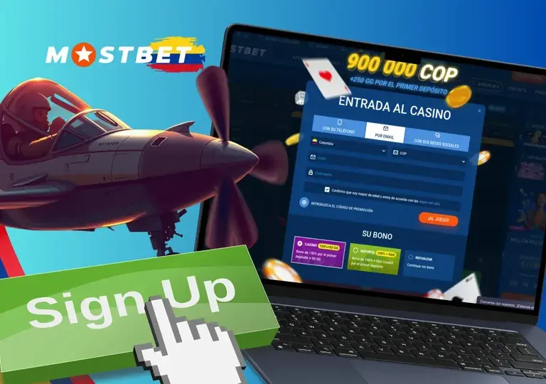 Registro en Mostbet para jugar Aviator