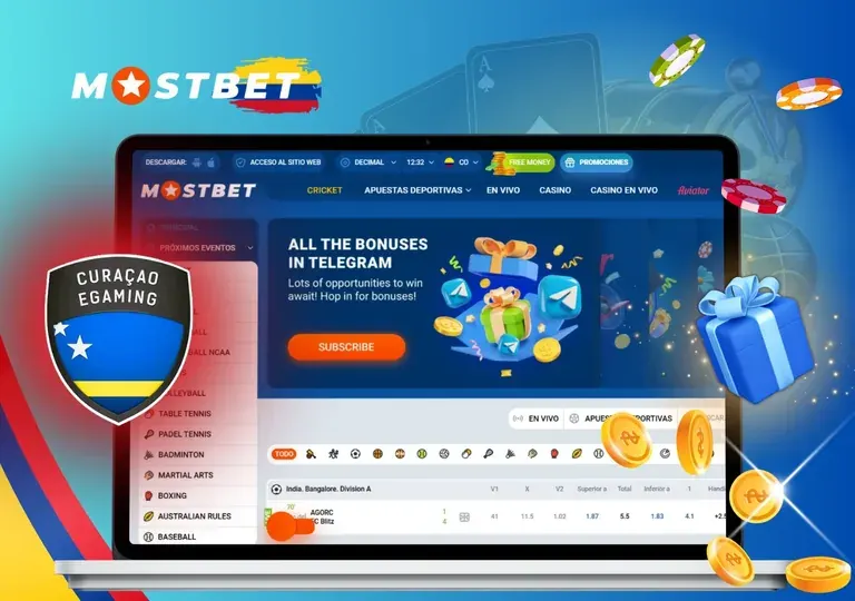 Mostbet opera de forma legal y segura en Colombia con licencia de Curazao