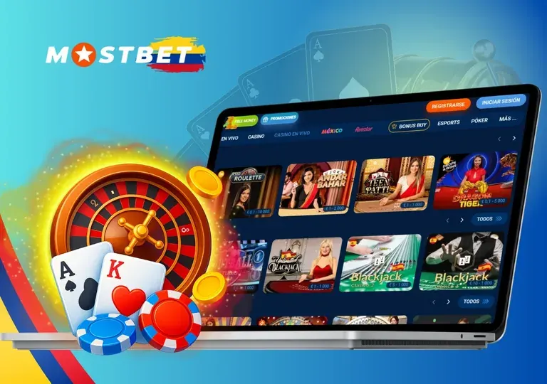 Casino en vivo de Mostbet con crupieres reales