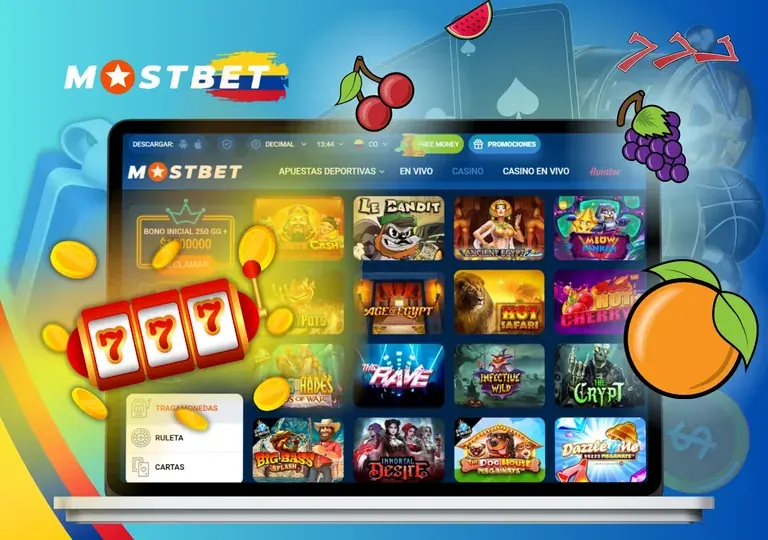 Tragamonedas de Mostbet Colombia