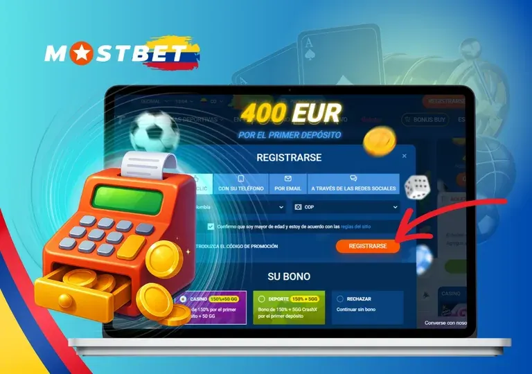 Opciones de depósito disponibles en Mostbet Colombia